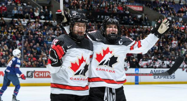 Team Canada Women’s Hockey Dominates Team USA with a 5-0 Victory
